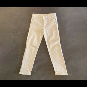 H&M white denim jeans Size 8